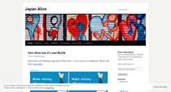 Desktop Screenshot of japanalive.wordpress.com