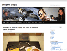 Tablet Screenshot of bengansblogg.wordpress.com