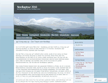 Tablet Screenshot of nordkap2010.wordpress.com