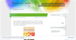 Desktop Screenshot of escritorasteens.wordpress.com