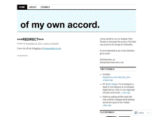 Tablet Screenshot of christhomasdesign.wordpress.com