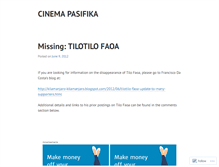 Tablet Screenshot of cinemapasifika.wordpress.com