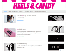 Tablet Screenshot of heelsandcandy.wordpress.com