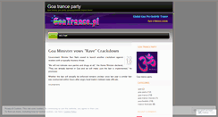 Desktop Screenshot of goatranceparty.wordpress.com