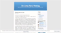 Desktop Screenshot of onlima.wordpress.com