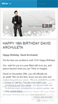 Mobile Screenshot of happybirthdaydavid.wordpress.com