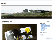 Tablet Screenshot of frpo.wordpress.com