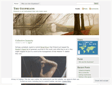 Tablet Screenshot of glyphian.wordpress.com