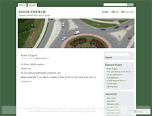 Tablet Screenshot of keenechurch.wordpress.com