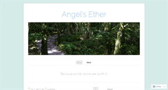 Desktop Screenshot of angelsether.wordpress.com