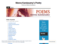 Tablet Screenshot of meenakandasamy.wordpress.com