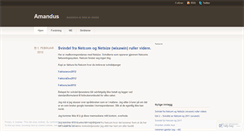 Desktop Screenshot of noamandus.wordpress.com