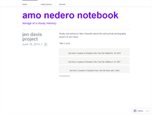 Tablet Screenshot of amonedero.wordpress.com