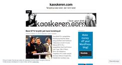 Desktop Screenshot of kaoskaoskeren.wordpress.com