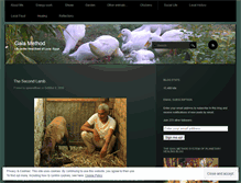 Tablet Screenshot of gaiamethod.wordpress.com