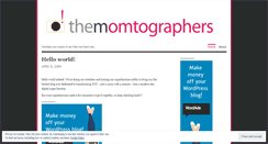 Desktop Screenshot of momtography.wordpress.com