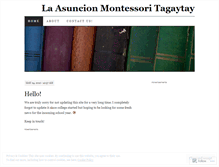 Tablet Screenshot of laasunciontagaytay.wordpress.com