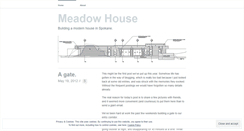 Desktop Screenshot of meadowhouse.wordpress.com