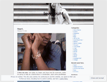 Tablet Screenshot of lovecount.wordpress.com