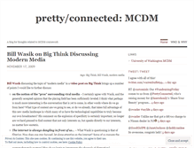 Tablet Screenshot of prettyconnected.wordpress.com