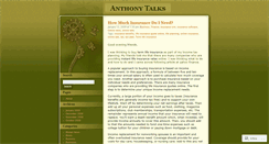 Desktop Screenshot of anthony29.wordpress.com