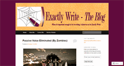 Desktop Screenshot of exactlywrite.wordpress.com