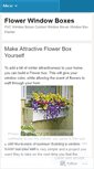 Mobile Screenshot of flowerbox.wordpress.com