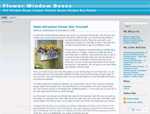 Tablet Screenshot of flowerbox.wordpress.com