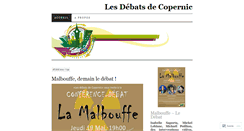 Desktop Screenshot of debatscopernic.wordpress.com