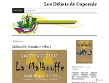 Tablet Screenshot of debatscopernic.wordpress.com