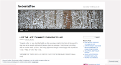 Desktop Screenshot of feebeefatfree.wordpress.com