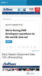 Mobile Screenshot of anthemsports.wordpress.com
