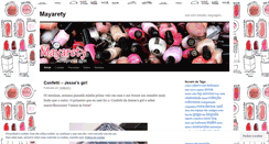 Desktop Screenshot of mayarety.wordpress.com