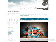 Tablet Screenshot of jejaksigundul.wordpress.com