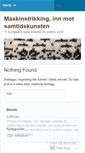 Mobile Screenshot of maskinstrikking.wordpress.com