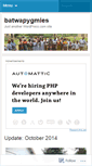 Mobile Screenshot of batwapygmies.wordpress.com