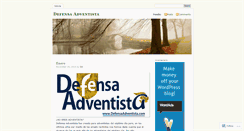 Desktop Screenshot of defensaadventista.wordpress.com