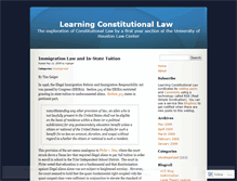 Tablet Screenshot of learningconlaw.wordpress.com