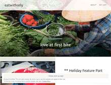 Tablet Screenshot of eatwithorly.wordpress.com