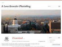 Tablet Screenshot of lorakrenzlerphoto.wordpress.com