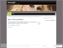 Tablet Screenshot of nichole86myblog.wordpress.com