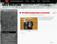 Tablet Screenshot of caccwrestling.wordpress.com