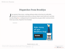 Tablet Screenshot of mehreenkasana.wordpress.com
