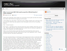 Tablet Screenshot of chillysplace.wordpress.com