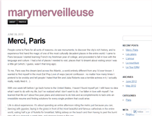 Tablet Screenshot of marymerveilleuse.wordpress.com