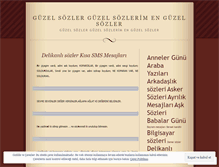Tablet Screenshot of guzelsozlerim.wordpress.com