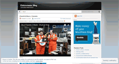 Desktop Screenshot of elektrosmiec.wordpress.com