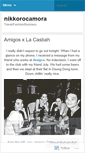 Mobile Screenshot of nikkorocamora.wordpress.com