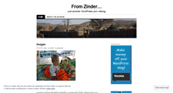 Desktop Screenshot of fromzinder.wordpress.com