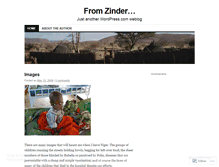 Tablet Screenshot of fromzinder.wordpress.com